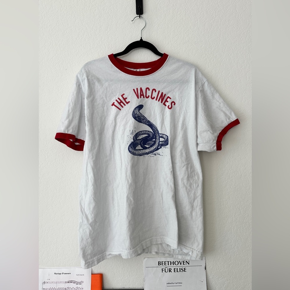 The Vaccines Snake Ringer Band Tee | Size XL | Indie Rock Merch